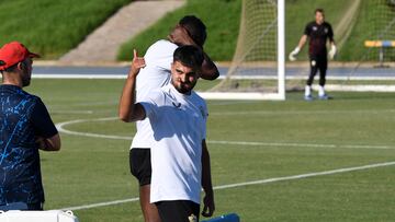 Arnau Puigmal, durante un entrenamiento.