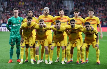 Marc-André ter Stegen, Jules Koundé, Ronald Araujo, Robert Lewandowski, Héctor Fort, Pau Cubarsí, João Félix, Fermín López, Sergi Roberto, Ilkay Gündogan y Raphinha.