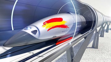 El primer tren supersónico Hyperloop se fabrica en Cádiz, para viajar en 2019