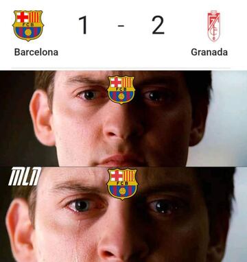 Los mejores memes del batacazo del Barcelona ante el Granada