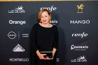 Carmen Machi, posando en la alfombra roja de los Premios Ondas 2025