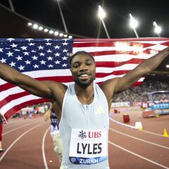 Noah Lyles es ajeno al ruido