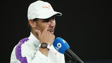 Nadal, sobre Djokovic: "Parecía que se iba a retirar... y luego acabó jugando normal"