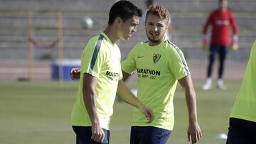 17/08/17 ENTRENAMIENTO DEL MALAGA CF.
 ONTIVEROS Y RICCA.