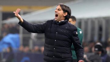 Simone Inzaghi, técnico del Inter de Milan.