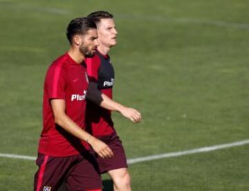 El primer día de Gameiro en el Atlético