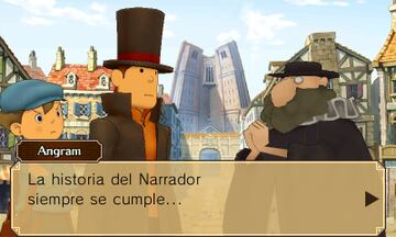 Captura de pantalla - El Profesor Layton vs. Phoenix Wright: Ace Attorney (3DS)