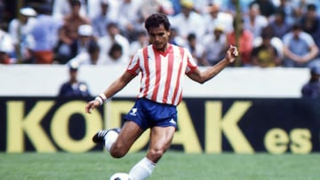 JUAN JASSO of Guadalajara team in 1970.
<br><br>
JUAN JASSO del Equipo Guadalajara en 1970.
<br><br>
DAVID LEAH/ARCHIVO HISTORICO MEXSPORT