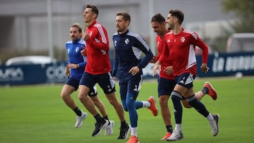 Nacho Vidal durante un entrenamiento.