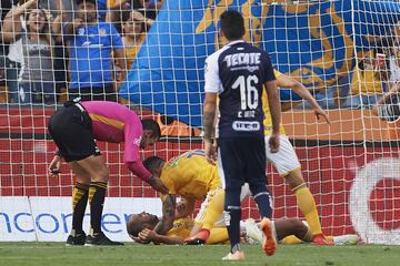 En la Ida Jesús Dueñas, mientras que en la Vuelta Guido Rodríguez, ambos jugadores de Tigres, sufrieron fuertes golpes en la cabeza que los dejó prácticamente noqueados sobre el campo, ante la respuesta positiva de los jugadores, los árbitros dejaron que continuarán, sin embargo tuvieron que ser llevados después al hospital debido a que se sintieron mal