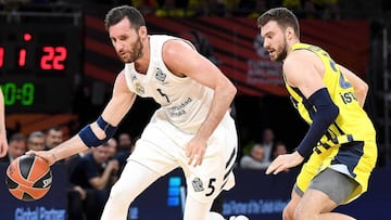 Rudy Fern&aacute;ndez, alero del Real Madrid, durante el partido contra el Fenerbah&ccedil;e.