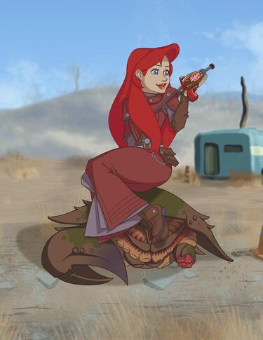 Galeria: Las Princesas Disney sobreviviendo en el Yermo de Fallout 4