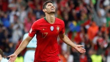 Soccer Football - UEFA Nations League Final - Portugal v Netherlands - Estadio do Dragao, Porto, Portugal - June 9, 2019  Portugal&#039;s Goncalo Guedes celebrates scoring their first goal  Action Images via Reuters/Carl Recine