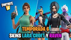Fortnite: Lara Croft de Tomb Raider y Raven de Teen Titans tendrán skins en el juego