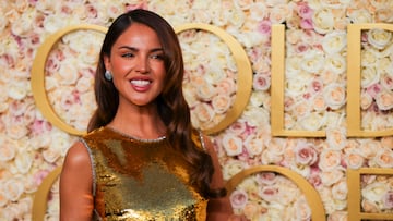 El espectacular vestido dorado que lució Eiza González en los Golden Globes 2025