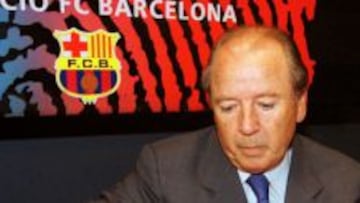 José Luis Nuñez, expresidente del FC Barcelona.