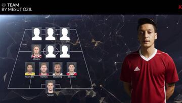 Ozil elige su XI ideal para el Pro Evolution Soccer 2017