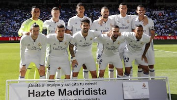 02/10/16 PARTIDO PRIMERA DIVISION
REAL MADRID - EIBAR
ONCE FORMACION