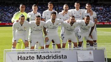 02/10/16  PARTIDO PRIMERA DIVISION 
 REAL MADRID  -  EIBAR
 ONCE FORMACION