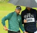 Sergio García ya es sexto y Mickelson aguanta en la lluvia