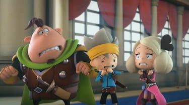 Snack World, juego de Level 5 que emula el sistema de amiibos