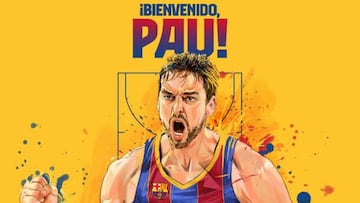Pau Gasol ficha por el Barça: "Muy feliz de volver a casa"