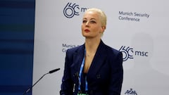Yulia Navalnaya, wife of late Russian opposition leader Alexei Navalny, attends the Munich Security Conference (MSC), on the day it was announced that Alexei Navalny is dead by the prison service of the Yamalo-Nenets region where he had been serving his sentence, in Munich, Germany February 16, 2024. REUTERS/Kai Pfaffenbach/Pool TPX IMAGES OF THE DAY