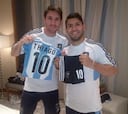El regalo de Kun Agüero para Thiago, el hijo de Lionel Messi