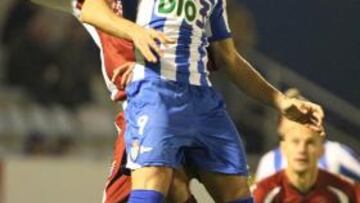 <b>MARCÓ. </b>De Paula consiguió el gol del empate para su equipo, pero no sirvió de mucho al final.