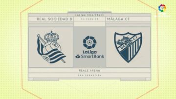 Resumen del Real Sociedad B vs. Málaga de LaLiga SmartBank