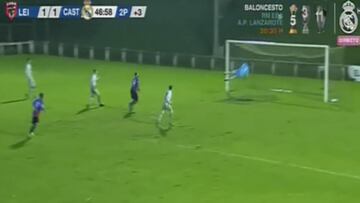 Luca Zidane salva al Castilla con un paradón en el minuto 92