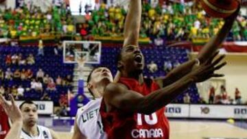 Lituania vence con apuros a Canadá