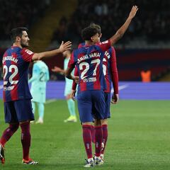 Aprobados y suspensos del Barcelona: en manos de Lamine y Cubarsí