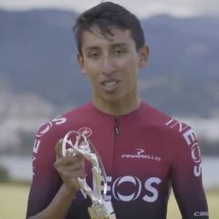 Egan Bernal, desde Paipa, recibe el premio Laureus