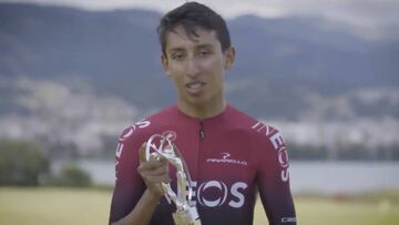 Egan Bernal, desde Paipa, recibe el premio Laureus