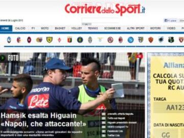 Portadas de la prensa extranjera