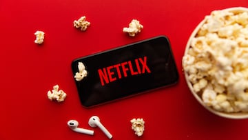 Logo de Netflix en un smartphone
