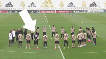 Real Madrid pay tribute to Kobe Bryant at training