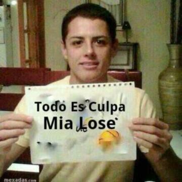 Los memes tras la falla del Chicharito en la Champions