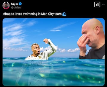 El madridismo no tiene piedad con el City con los memes del partido 