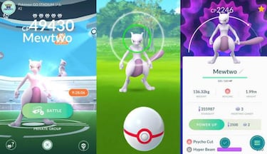 El legendario Mewtwo llega a Pokémon GO