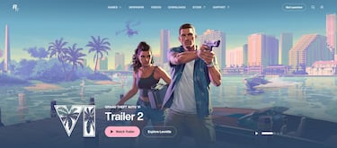 Rockstar rediseña su web con una nueva cabecera para GTA 6 y los fans vuelven a teorizar sobre el tercer tráiler