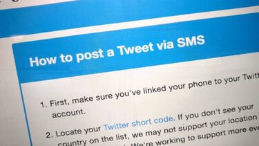 Twitter suspende su función de mensajes SMS por peligrosa