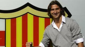 <b>Feliz</b>. El nuevo jugador del FC Barcelona, Zlatan Ibrahimovic, ha declarado que será el hombre "más feliz del mundo" cuando firme mañana por el club catalán