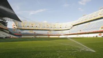 Mestalla, el estadio del Valencia CF.