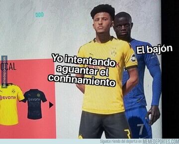 Los memes sobre fútbol no paran por el coronavirus
