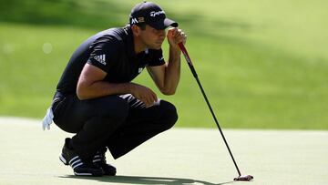 Jason Day, durante la ronda final del BMW Championship en el Crooked Stick Golf Club.