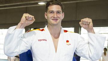 Niko, judoca espa&ntilde;ol, ganador del oro en Brasilia.