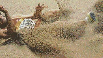 <b>METAL AMARGO.</B> Yago Lamela consiguió una medalla de bronce que supo a poco ante las expectativas que había despertado su excelente momento de forma.