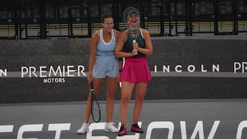 23/12/23 TENIS FEMENINO
ABU DABI WORLD TENNIS LEAGUE
PAULA BADOSA Y ARYNA SABALENKA
FOTOENVIAD NACHO.ALBARRAN.